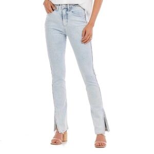 Mud Pie Yorker side slit jeans